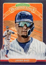 2020 Donruss Javier Baez #26 Holo Orange Chicago Cubs 17F