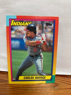 Carlos Baerga 1990 Topps Rookie Card