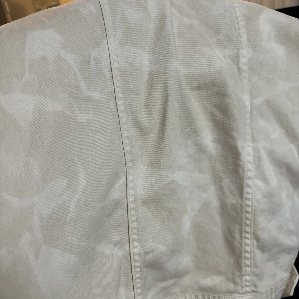 Chaleco de mezclilla para hombre Altamont Andrew Reynolds M chaqueta forrada azteca lavado ácido Foto 4 de 4