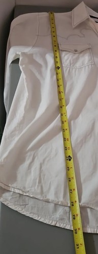 Ely 1878 Size XL White Western - Picture 4 of 5