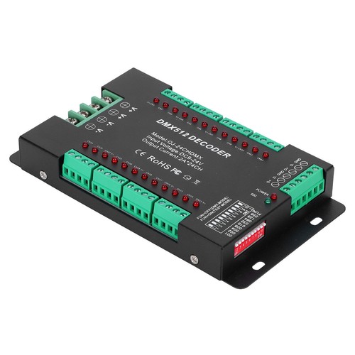 DE 24CH Kanal Dmx512 Codec Controller Led Farb-RGB-LED Mit Steuercode ZV - Bild 8 von 16