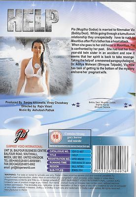 HELP BOBBY DEOL MUGDHA GODSE BRAND NEW BOLLYWOOD DVD FREE