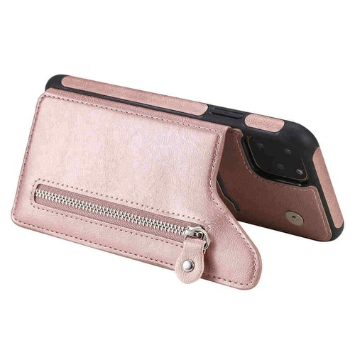 For iPhone 12 Pro 11 XS Max XR SE 6s 7 8 Magnetic Flip Wallet Leather Case Cover - Picture 15 of 37