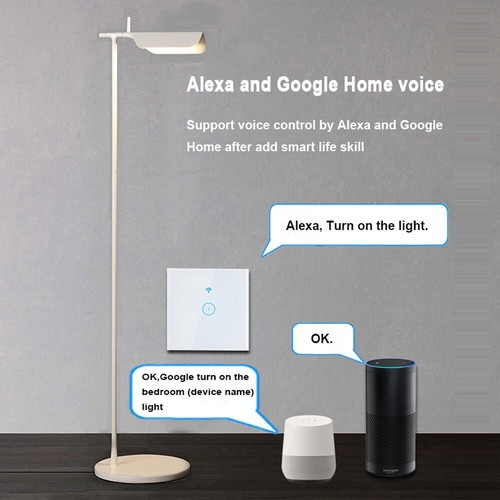 Smart Wifi Light Switch 3 Gang Touch / WiFi / 433 RF / Smart Life APP Wireless - Picture 2 of 15