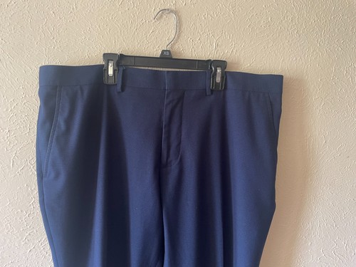 J. Ferrar Hose Herren Slim 38x30 Marineblau Hose Gerades Bein Anzughose - Bild 9 von 13