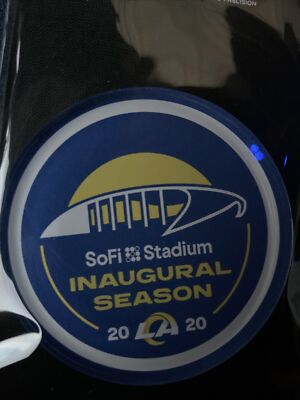 SoFi Stadium Inaugural Season Magnet. NFL LA Rams. Rare!