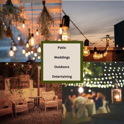 Multi-Coloured Garden String Lights Globe Pack of 20 Firefly Festoon LED Outdoor - Picture 4 of 12