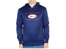 Silver Bait Performance Fishing Hoodie, Men's Size: XL Blue, UPF 50+ - NEW