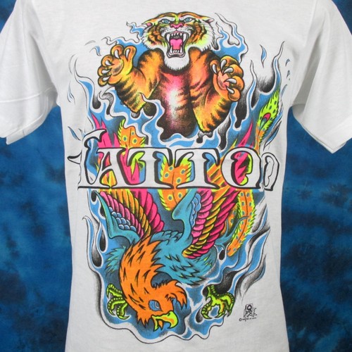 NOS vintage 80s TIGER \u0026 PHOENIX TATTOO 