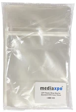 Resealable Clear OPP Bags for 14mm Standard DVD Case Lot