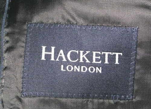 MENS LUXURY HACKETT GREY SLIM FIT MADE-LONDON TAILOR THE SUIT 38REG W32 L29 - Picture 10 of 11