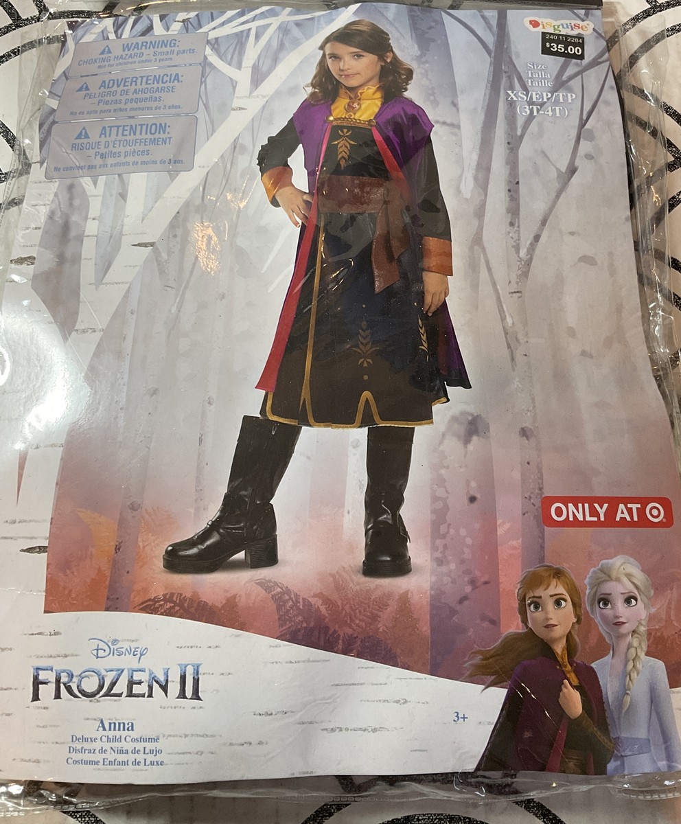 Disney Frozen Disfraz De Ana ⚡️Girls Disney Frozen ANNA Deluxe