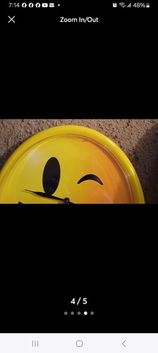 Happy face clock new inbox - Picture 4 of 4