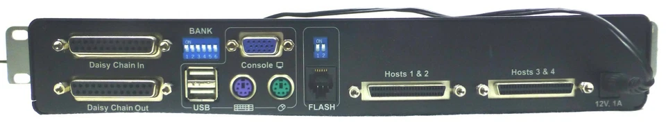 Продается как есть Belkin PRO3 4-портовый КВМ-коммутатор PS/2 и USB вход/выход - Изображение 4 из 4