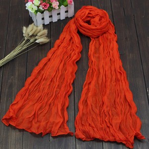 Colorful-Women-s-Soft-Wrinkle-Long-Crinkle-Scarf-Shawl-Candy-9-Colors-New
