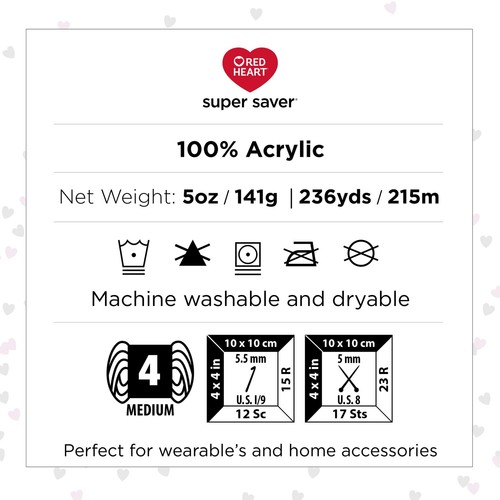 Super Saver Primary Stripes Filato - 3 Confezioni da 141g/5oz - Acrilico - 4 Medium (W - Foto 8 di 10