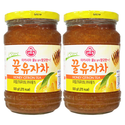 Ottogi Honey Citron Tea Zitronentee Yuja Tea Yuzu Tea 2x500g
