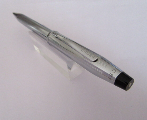 Bolígrafo Cross Century II Clásico Cromo Labrados Ranuras Nuevo De Stock MX407 - Imagen 10 de 10