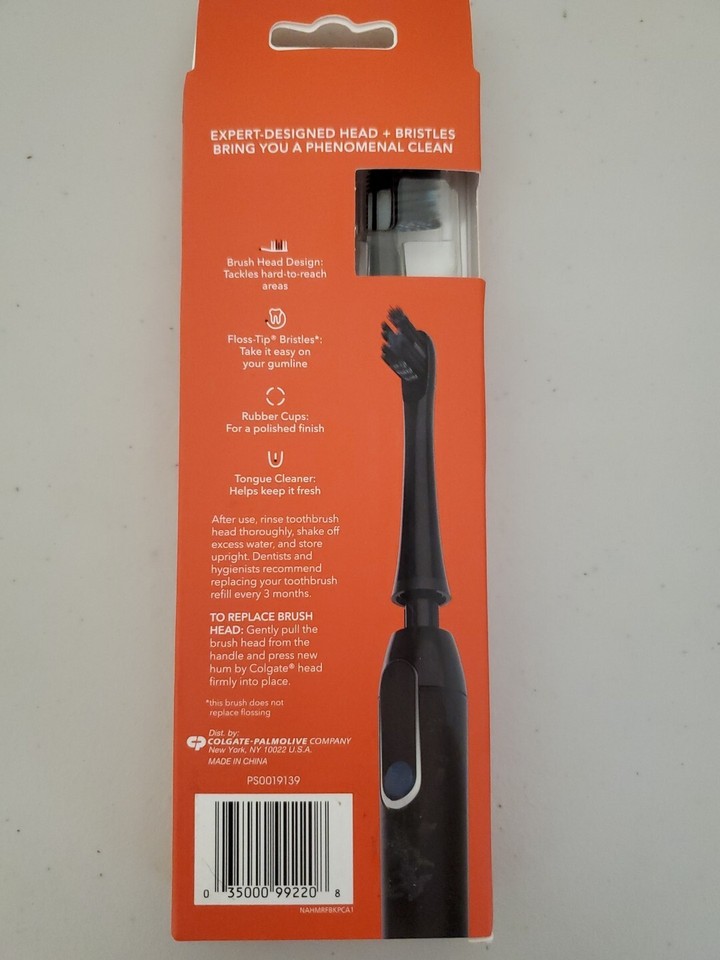 COLGATE HUM Replacement Toothbrush Heads for Smart Toothbrush Black eBay