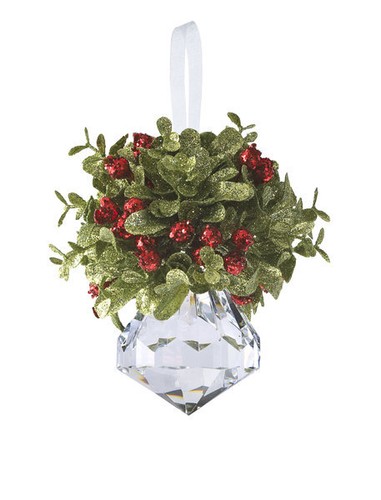 New GANZ Kissing Krystal Ornament Mistletoe --U Choose - Picture 3 of 45