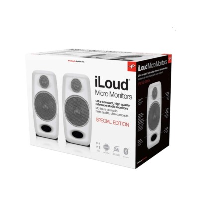 IK Multimedia iLoud Micro Monitors ホワイト IK Multimedia iLoud MTM White 100W Studio Monitor, Portable