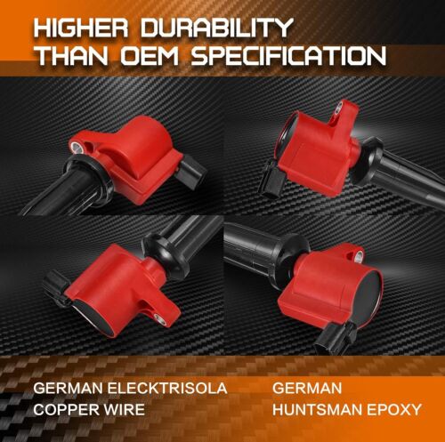Set of 4 Ignition Coils Pack For 2004-2005 Mazda 3 2.0L 2.3L DG507 DG541 FD505 - Picture 3 of 18