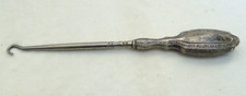 Antique Sterling Silver Button Hook Clothes Shoes