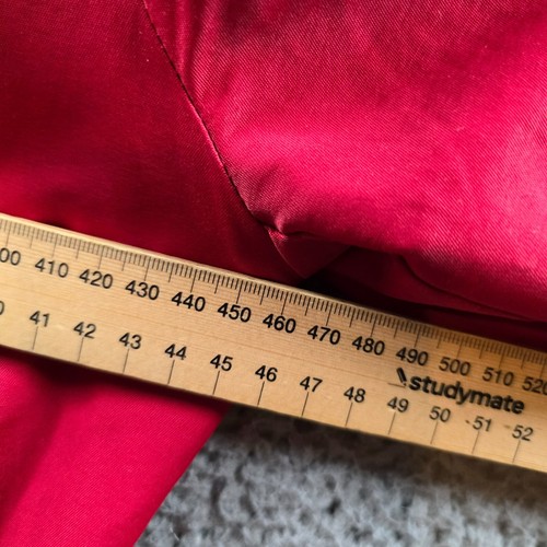 Target Jacket Womens Size 10 Red Lightweight Double Breasted Long Sleeve Tie - Picture 5 of 14