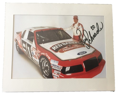 KEN SCHRADER NASCAR CUP SERIES Autographed 6X9 HERO CARD 1993