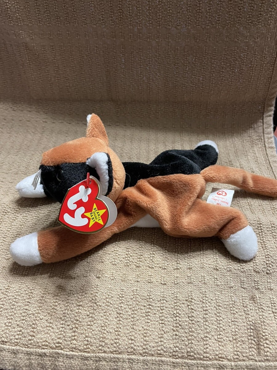 TY Beanie Baby CHIP the Calico Cat