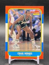 1986-87 Fleer #47 Craig Hodges Rookie Milwaukee Bucks Vintage Basketball Card