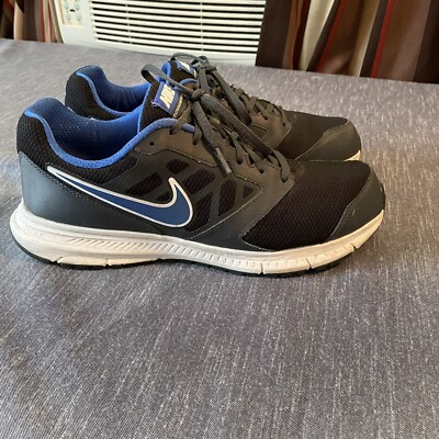 nike downshifter 6 black blue sneaker mens 10.5 | eBay