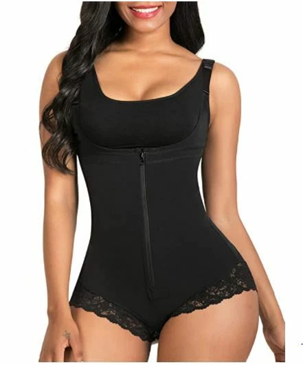 SHAPERX Shapewear for Women Tummy Control Body Shaper Zipper