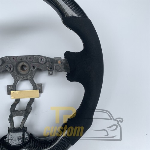 Real Carbon Fiber Steering Wheel For Infiniti FX35 FX37 FX50 QX70 2009-2018 - Picture 7 of 8