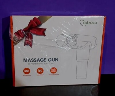cotsoco-MASSAGE GUN- Brand New Sealed-Strong Power-Super Silent-Level Adjustment