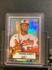 Hanser Alberto 2021 Topps Chrome Platinum - Refractor - Orioles- #367