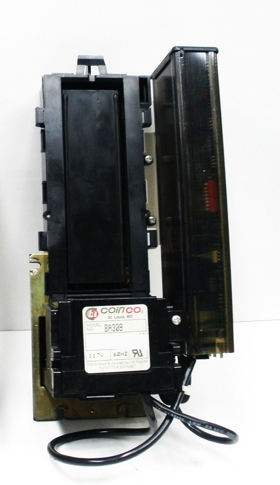 1 COINCO ba30b BILL ACCEPTOR ba 30b 117v OR 24V MDB 1 dollar only