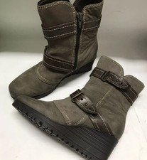 earth wedge boots