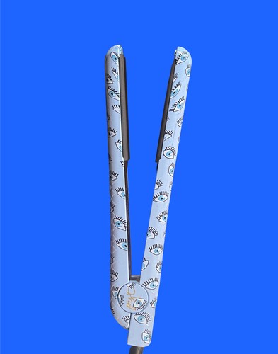 PYT Hair Professional Ceramic Flat Iron Styling Tool Blue Eye New in Box RV $300 - Picture 17 of 24