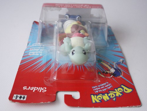 RARE 2000 POKEMON SLIDERS SQUIRTLE PIDGEOTTO POLIWHIRL FIGURE HASBRO NEW SEALED! - Picture 6 of 7