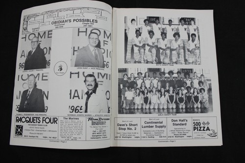 1975-76 GEORGE WASHINGTON HIGH SCHOOL VS. ATTUCKS BASKETBALL PROGRAM, INDIANA - Picture 3 of 5