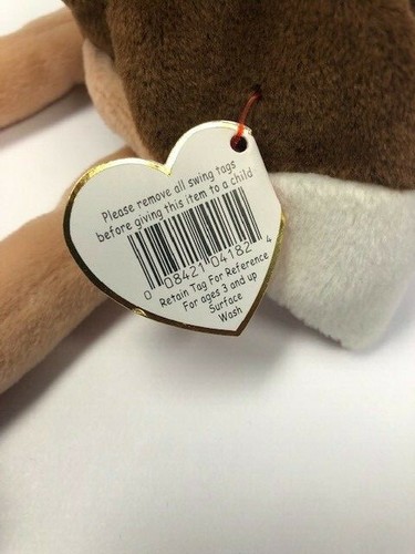 RARE ty beanie baby Stretch 1997 with tag ERRORS - Imagen 9 de 12
