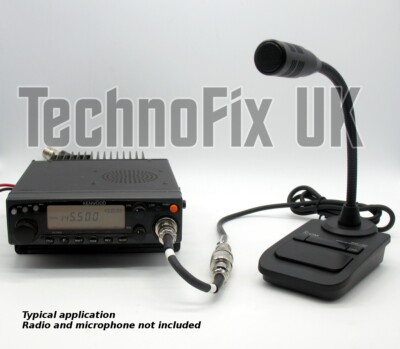 Adapter - Icom desk microphones SM-20 SM-30 SM-50 to Kenwood radio