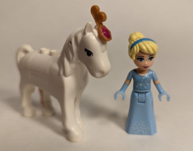 LEGO Disney: Cinderella's Dream Carriage (41053) 100% Complete with Horse
