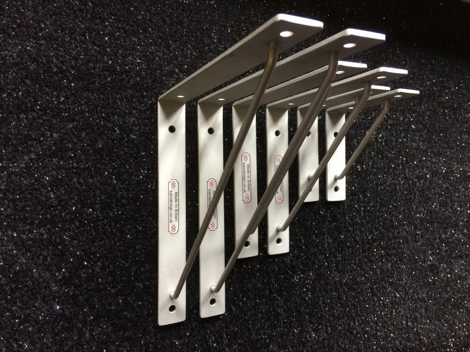 Shelf brackets 100 x 100 mm 150 x 150 mm 200 x 200 mm stainless steel handmade