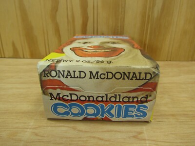 Vintage 1981 McDonalds McDonaldland Cookies Ronald McDonald