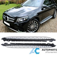 For 2016-2021 Mercedes Glc X253 Glc300 Running Boards Side Step Nerf Bar Silver For 2016-2021 Mercedes Glc X253 Glc300 Running Boards Side Step Nerf Bar Silver