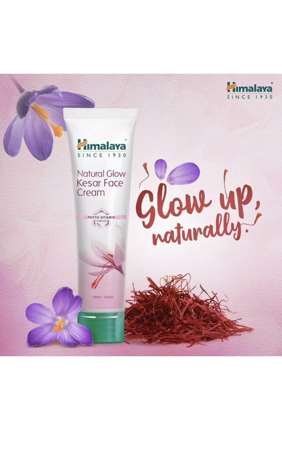 Himalaya Herbals Natural Glow Skin Fairness Lightening Whitening Face
