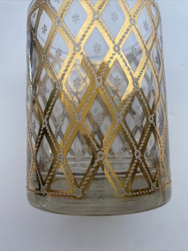 3 MCM Culver 22kt Gold Overlay Cocktail Glasses Hollywood Regency - Picture 4 of 5
