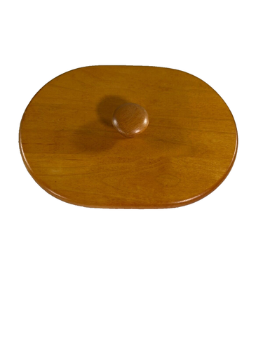 1999 Longaberger Mother's Day Lid w/Wood Knob #58823 7.75"L x 5.74"W New - Picture 3 of 3